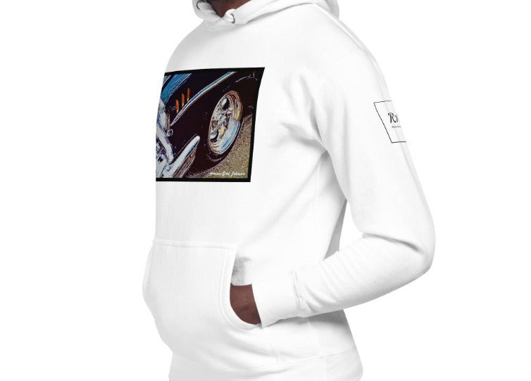 "Black '57" by Adrian Premium Long Sleeve Hoodie [2 Colors]