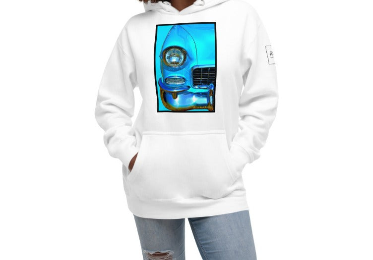 "Blue '55" by Adrian Premium Long Sleeve Hoodie [2 Colors]
