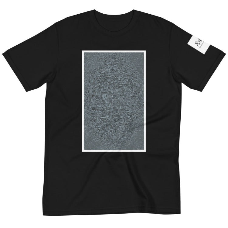 "Untitled #4 Blue" by Adrian Short Sleeve T-Shirt [2 Colors]