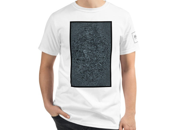"Untitled #4 Blue" by Adrian Short Sleeve T-Shirt [2 Colors]
