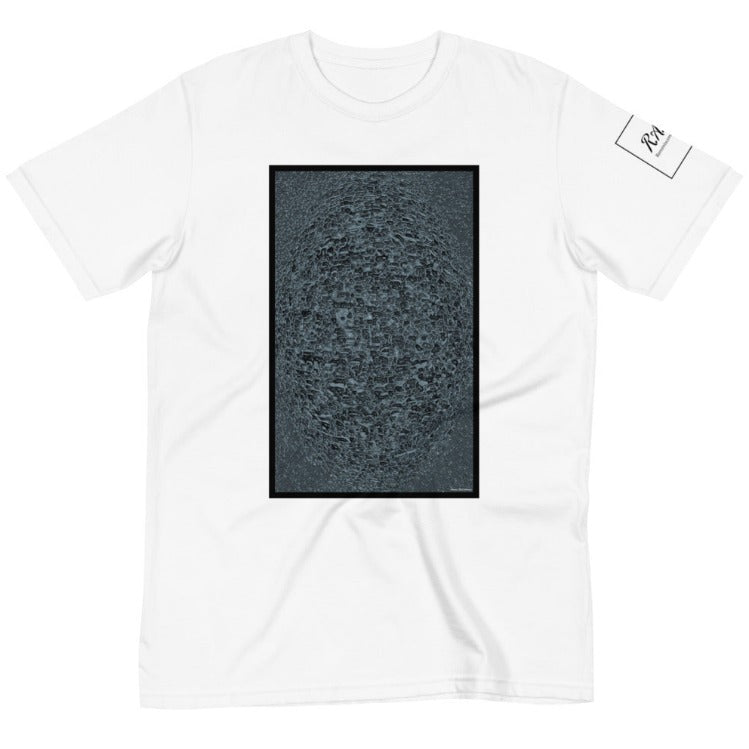 "Untitled #4 Blue" by Adrian Short Sleeve T-Shirt [2 Colors]