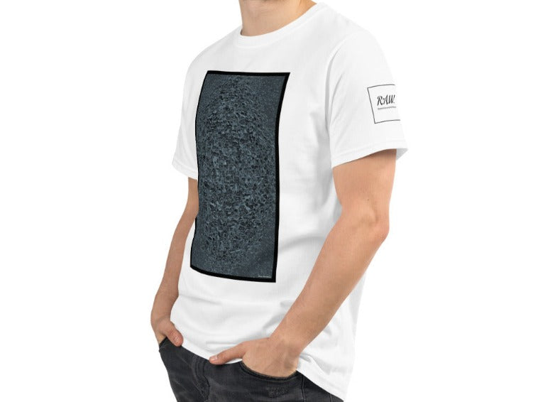 "Untitled #4 Blue" by Adrian Short Sleeve T-Shirt [2 Colors]