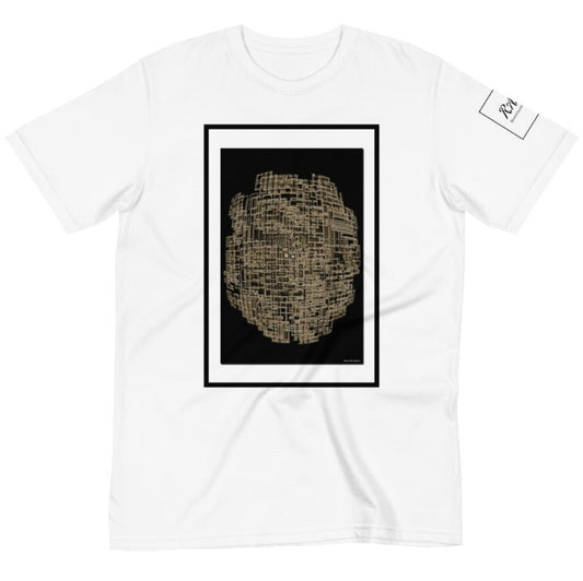 "Digital Glass Gold" by Adrian Short Sleeve T-Shirt [2 Colors]