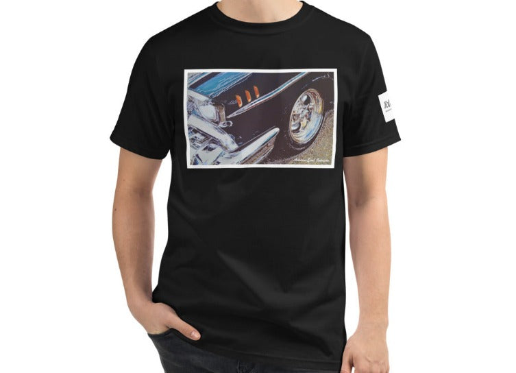 "Black '57" by Adrian Short Sleeve T-Shirt [2 Colors]